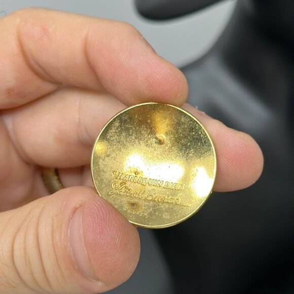 Laurel Burch enamel Harlequin bird earrings - Picture 3 of 3